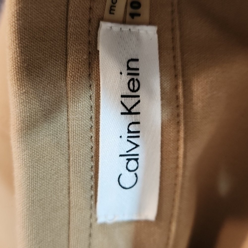 Calvin Klein Tan Double-Breasted Dress - Picture 7 of 9
